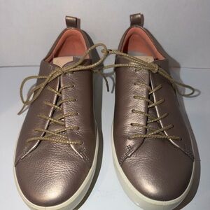 Ecco Hydromax Women's Golf Shoes Rose Gold Laces Spikes Size 36 EU 5US